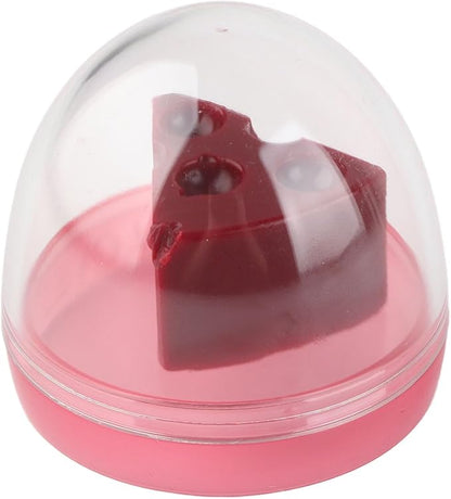 Cheese Shaped Lip Balm, Moisturizing Nourishing 0.3oz(01)