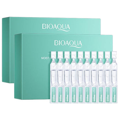60PCS Ultra Hydrating Serum for Face, Hyaluronic Acid Serum Tubes, Hydrating, Smoother Skin, Anti-Aging serum for All Skin Tyes, Travel-Size Single-Use Vials Skincare(3.04 Fl Oz (Pack of 2))