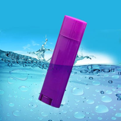 5ml 100Pcs Empty Oval Deodorant Lip Deodorants(Purple)