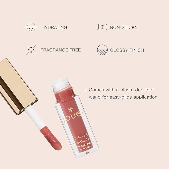 Jouer Essential Tinted Hydrating Lip Oil Formula