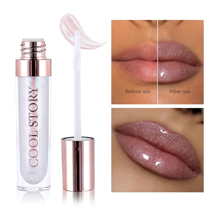 GECOMO Colorful Explosive Pearlescent Lip Gloss
