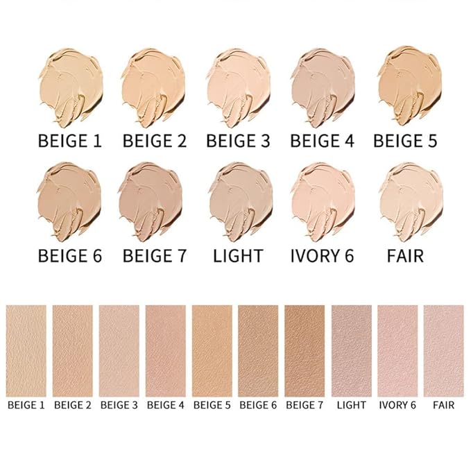 2 Pack Liquid Foundation Cream for Face Makeup,Durable