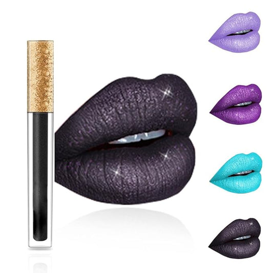 Kilshye Matte Lipstick Long Lasting Liquid Lipsticks Waterproof Cream Lip Gloss High Pigment Lipstick Non Stick Cup Lip Makeup for Women and Girls Pack of 1 (Black 15)
