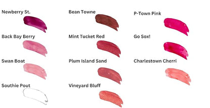 Charlestown Cherri Lip Gloss (.25oz) - Naturally Refreshing Vegan Lip Gloss with Aloe, Vitamins C & E, Spearmint Extract