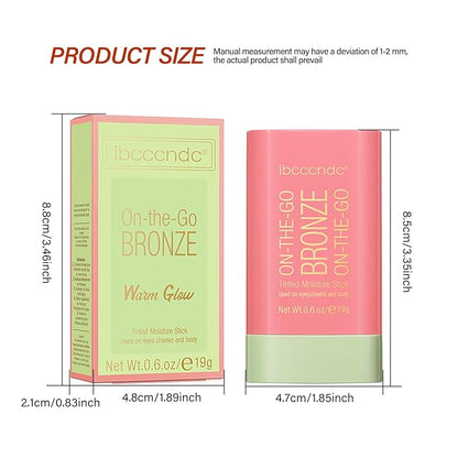 Cream Bronzer Stick,Contour Stick Facial Contouring Stick,Long Lasting
