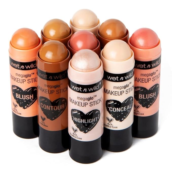 wet n wild MegaGlo Makeup Stick, Buildable Color, For Thought