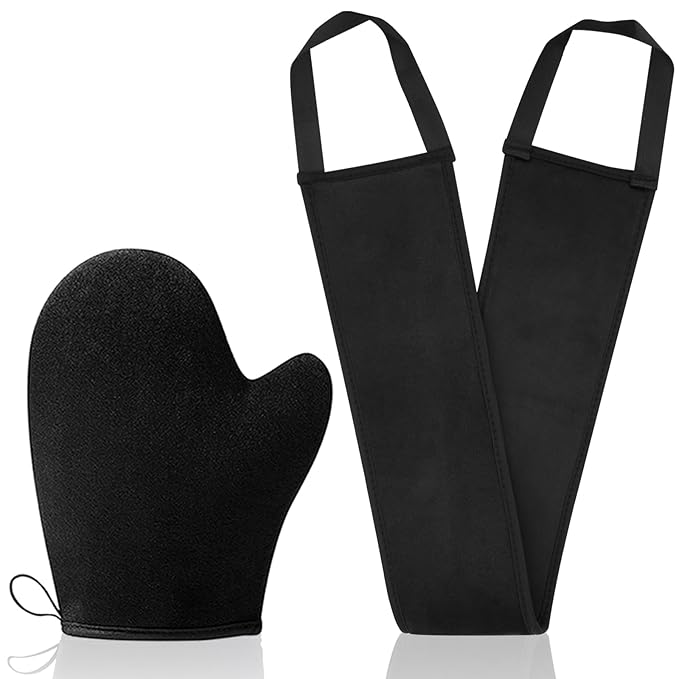 Tanning Mitts Self Tanner Mit - 2 in 1 Self Tanning Mitt Applicator Self Tan Mitt Self Tanner Mitt Applicator, Self Tanner Glove Tanning Glove for Self Tan Mit for Self Tanner Applicator Fake Tan Mitt