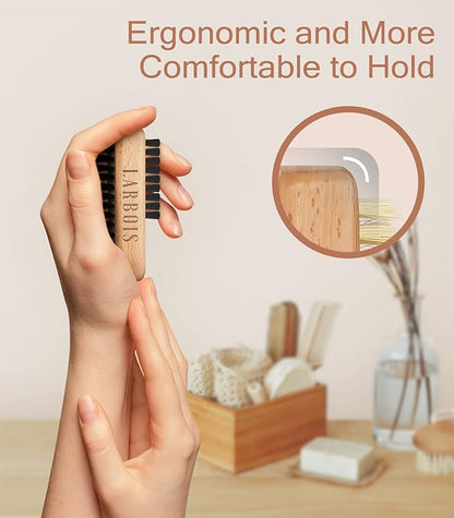 Nail brush for cleaning fingernails,