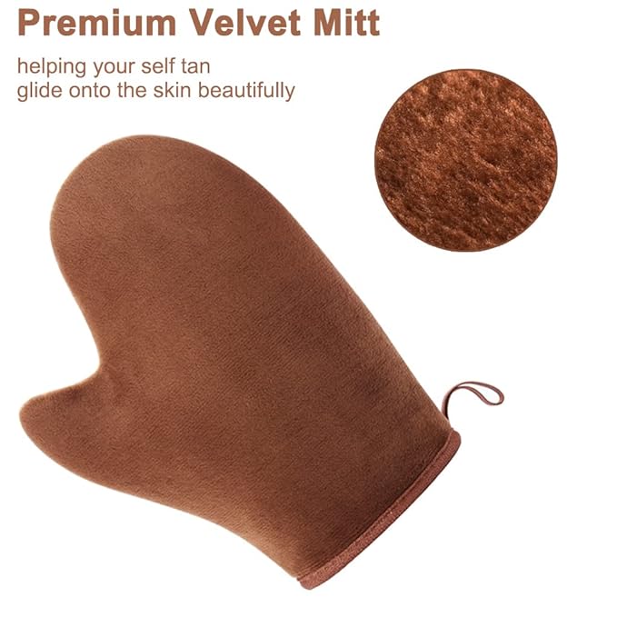 GAIYAN Self Tanning Mitt Applicator, Self Tan Mitt Applicator Kit, Self Tanner Mitt, Self Tanning Mit Tanning Mitts Self Tanner Glove Tanning Glove For Self Tan Mit