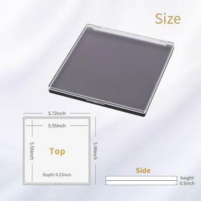 AJLTPA Magnetic Makeup Palette with Frosted Clear Top,