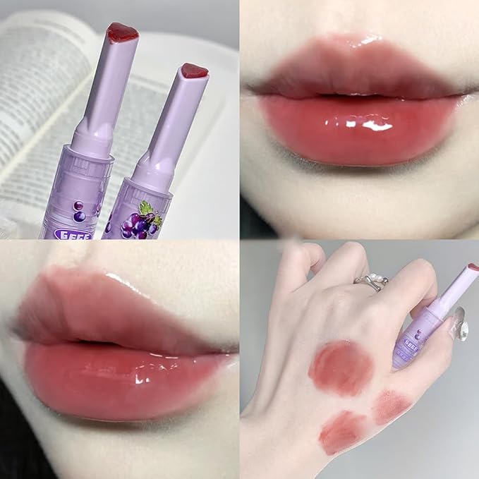 3 Colors Jelly Lipstick Tinted Lip Balm, Tinted Gloss