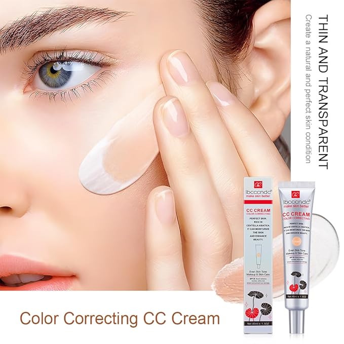 Color Correcting CC Cream,Invisible Pores Cream Foundation And