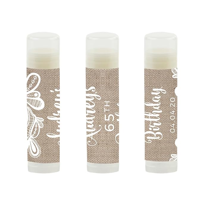 Andaz Press Personalized Milestone Birthday Party Lace,