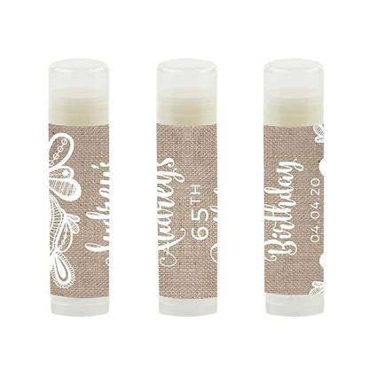 Andaz Press Personalized Milestone Birthday Party Lace,