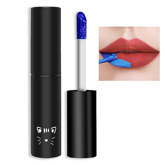 AWCCXMYM Peel Off Lip Stain Lip Tint Matte Lipstick Nude Lip Gloss Long Lasting Waterproof Up To 24 Hours Non Stick Cup Non Fade Liquid Lipstick Lip Tint Stain Makeup 02#