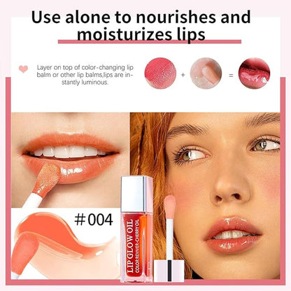 Hydrating Lip Glow Oil, Moisturizing Lip