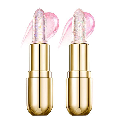 Glitter Jelly Lipstick, Glitter Lip Gloss, Glimmer Balm Glitter