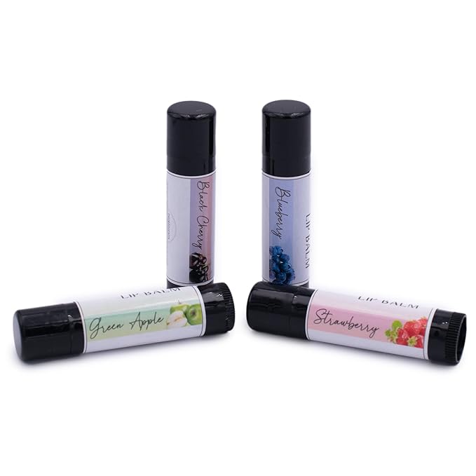 Lip Balm Sweet Fruits 4-Pack, Strawberry oz.,