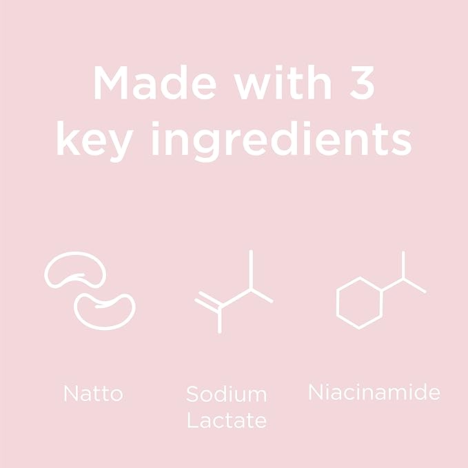 Karuna Skin - Hydrating+ Sheet Masks for Well-Moisturized & Hydrated Skin, Glow-Enhancing Face Masks Skin Care Products, Hydrating Facial Masks with Natto, Niacinamide & Sodium Lactate, 4 Sheets