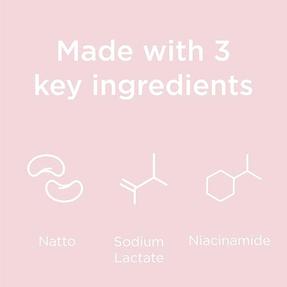 Karuna Skin - Hydrating+ Sheet Masks for Well-Moisturized & Hydrated Skin, Glow-Enhancing Face Masks Skin Care Products, Hydrating Facial Masks with Natto, Niacinamide & Sodium Lactate, 4 Sheets