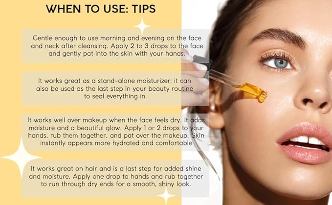 Black Seed, Rosehip & Castor Oil Organic Cold Pressed Fortifying Anti Aging Miracle Facial Moisturizer Face Serum Glow Oil Hydrates Dry Wrinkled Skin Premium Natural Skincare Glass Bottle