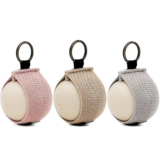 WKieason Lip Balm Holder Sleeve with Keychain Lipstick Tight-knit