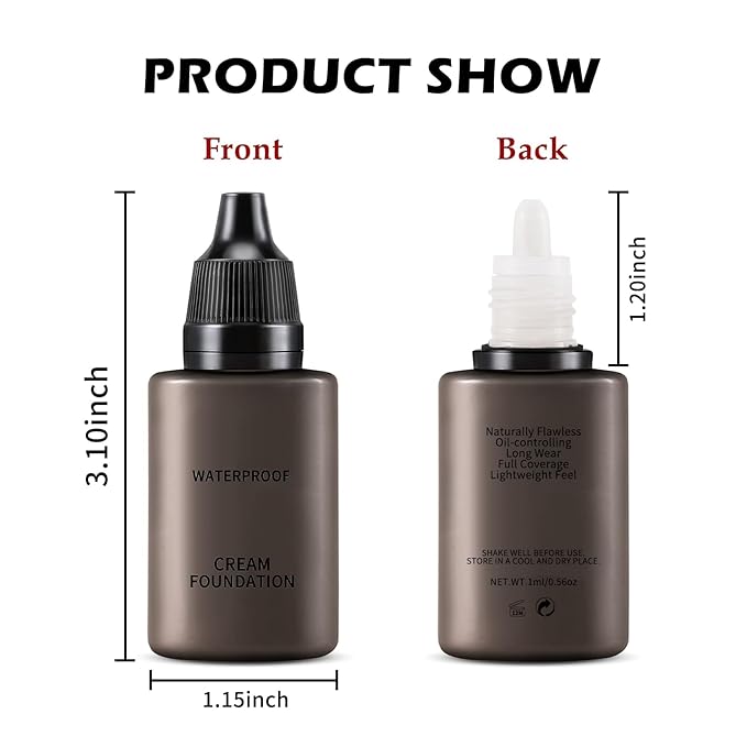 Boobeen Liquid Full Coverage Foundation, Concealer Cream Foundation,