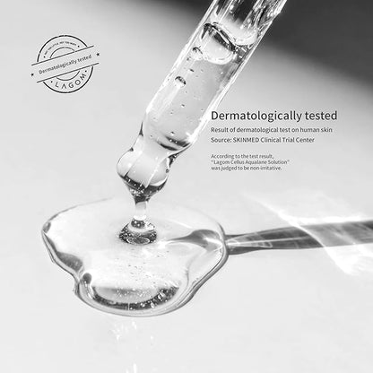 LAGOM Cellus Aqualane Solution | Korean Serum for Face, Vegetable Squalane Essence, Skincare for Glass Skin, Deep Moisturization, Skin Barrier Strengthening 1.69 Fl Oz