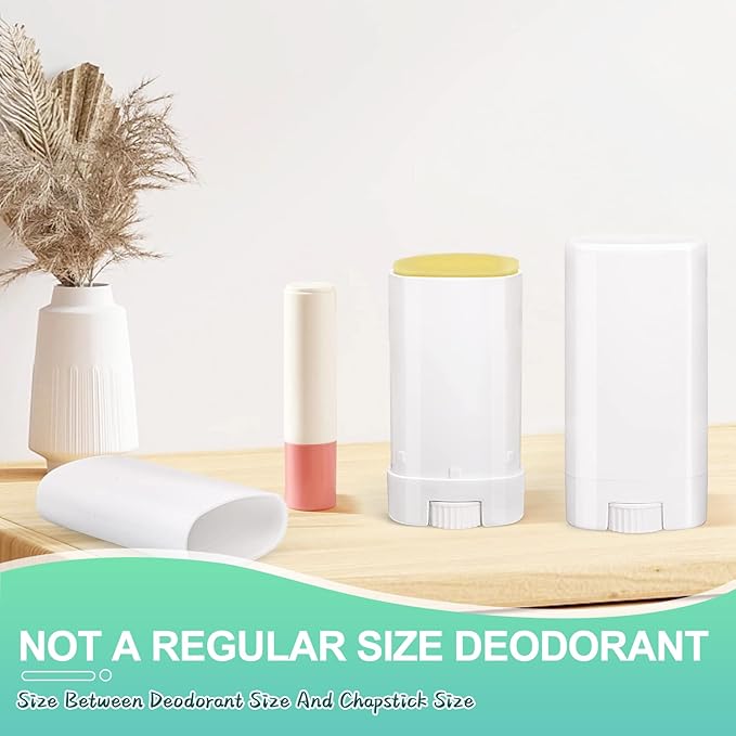 15ml Travel Deodorant Containers,Top-Fill,Empty Plastic Oval Lotion,Sample