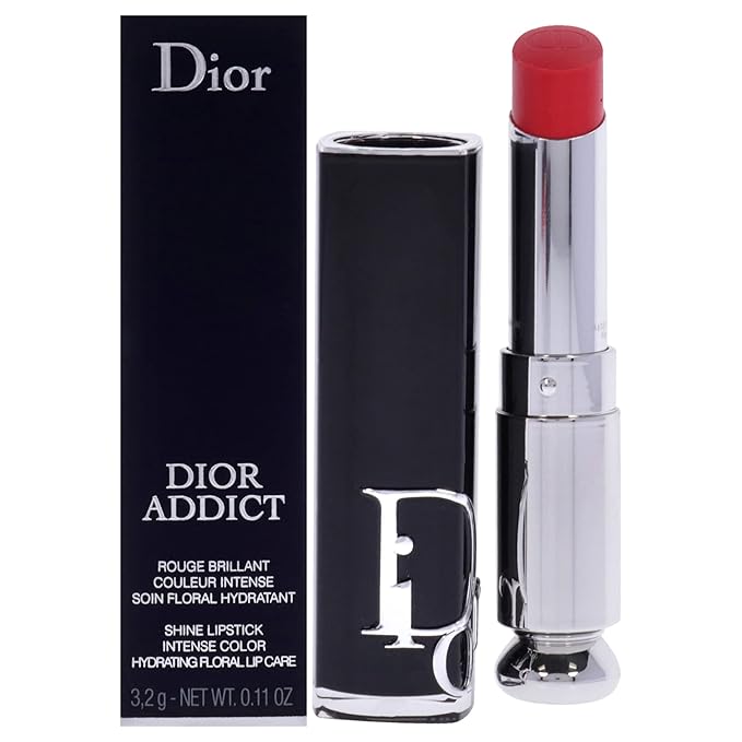 Dior Christian Addict Hydrating Shine Lipstick - 659 Coral Bayadere Lipstick (Refillable) Women 0.11 oz