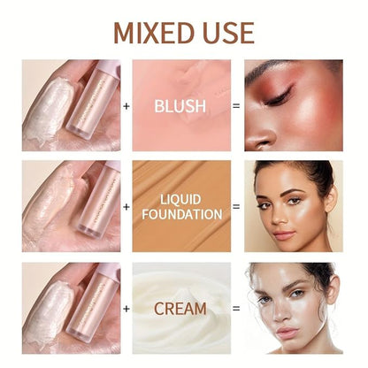 GECOMO Liquid Contour Beauty Wand Face Highlighter Bronzer 0.25 Oz