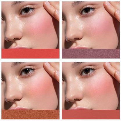 Blush Palette, Bronzer Matte Blush and Highlighter Palette,