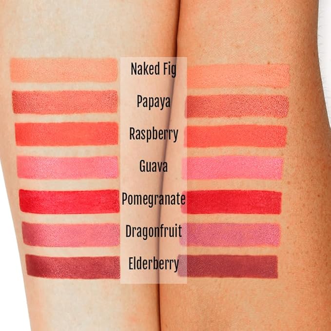 Organic Lipstick 100% Natural Hydrating Antioxidant-Rich, Made in Organic