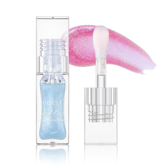 Magic Color Changing Lip Oil, Cosmetics Color Changing Lip Oil, Warm Change Hydrating Lip Gloss, Long Lasting Shimmery Lip Glow Oil, Moisturizing Non-sticky Fresh Texture Lip Oil (Set B, 1)