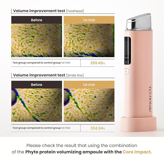 Phyto Protein Volumizing Serum – 15ml (0.5 fl oz) Facial Treatment with Botanical Extracts and Peptides – Skin Firming, Radiance Boost, Hydrating, Plumping, Tone Enhancing