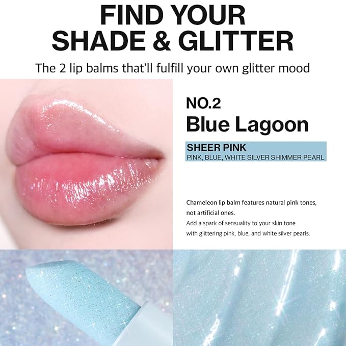 [UNLEASHIA] Glacier Vegan Lip Balm (NO.2 LAGOON)