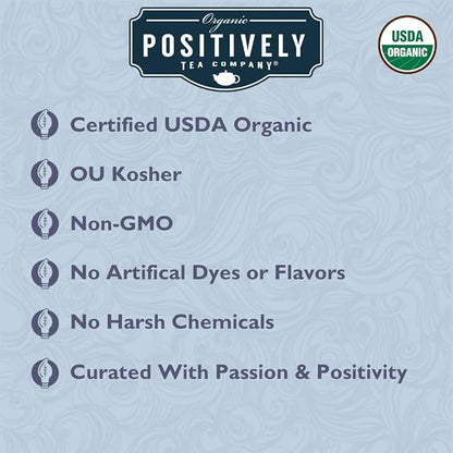 Organic Positively Tea Company, Açaí White Tea, Loose Leaf, 16 Ounce