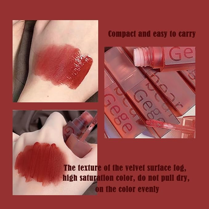 Smooth Luster Lip Glaze, Lightweight Moisturizing,High Impact Lip Color, Full Coverage Lip Makeup, Long Lasting Waterproof Moisturizer Lip Glaze (Cinnamon Tea Orange)