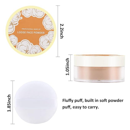 Boobeen Loose Face Powder Translucent Setting Powder Oil
