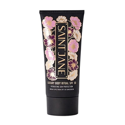 SAINT JANE - Body Sun Ritual - Skin Smoothing SPF 30 Mineral Sunscreen | Luxury, Floral-Infused, Clean Skincare (4 oz | 120 ml)