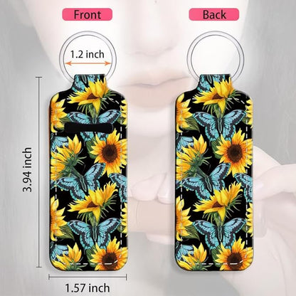 Chapstick Holder Keychain Holder Neoprene Lip Balm Lipstick