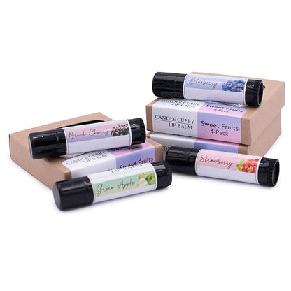 Lip Balm Sweet Fruits 4-Pack, Strawberry oz.,