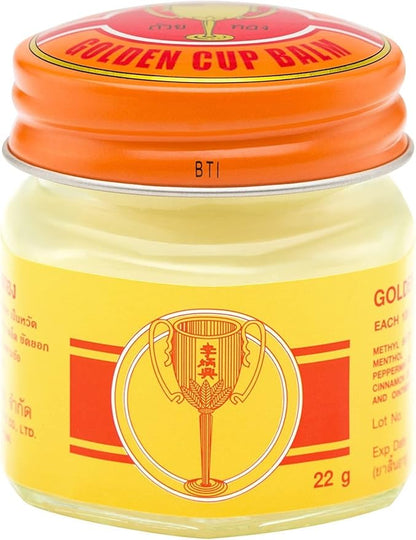 Golden Cup Balm Yellow Herbal Thai 22g