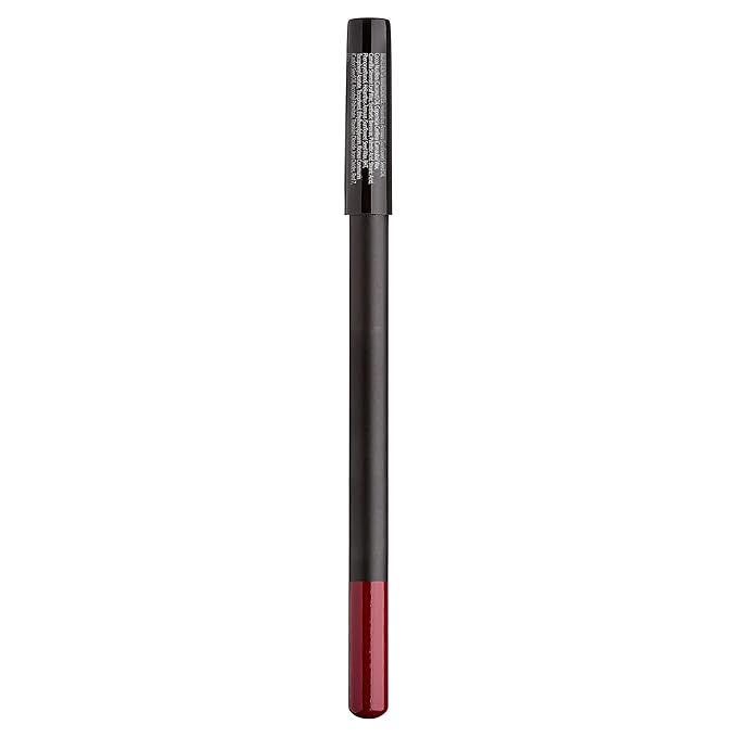 KISS New York Professional Slim Lip Pencil, Creamy Soft Lip Liner, Smooth Long-Lasting Rich Lip Color, Natural Lip Makeup, Water-Resistant Lip Crayon (Burgundy)