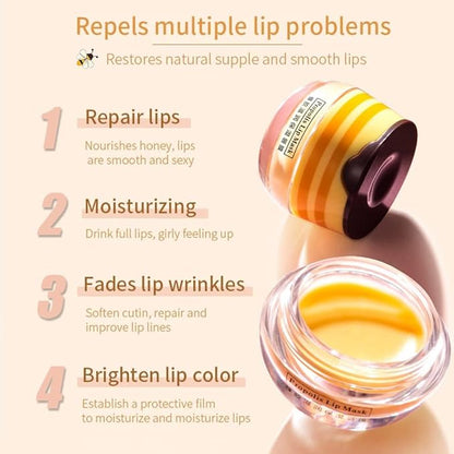 Bee Lip Balm Honey Pot,Honey Lip