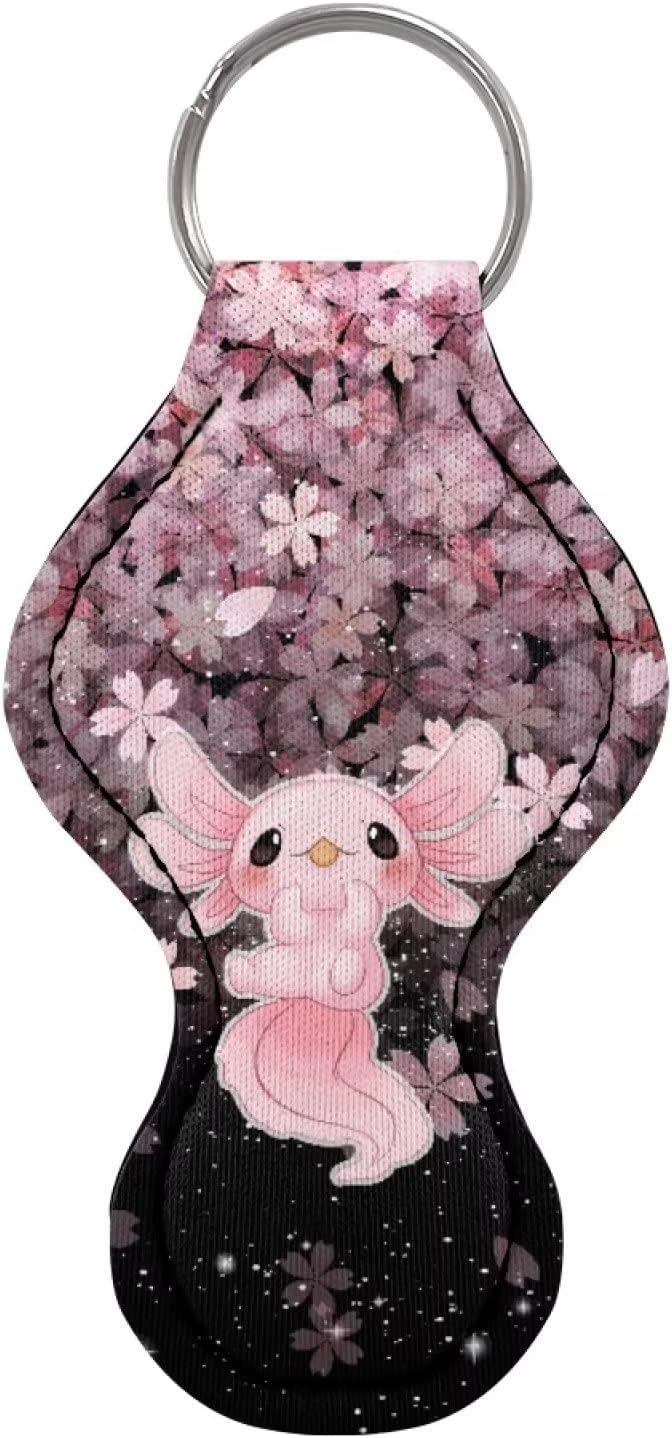 Chapstick Holder Keychain for Lipstick Lip Girls