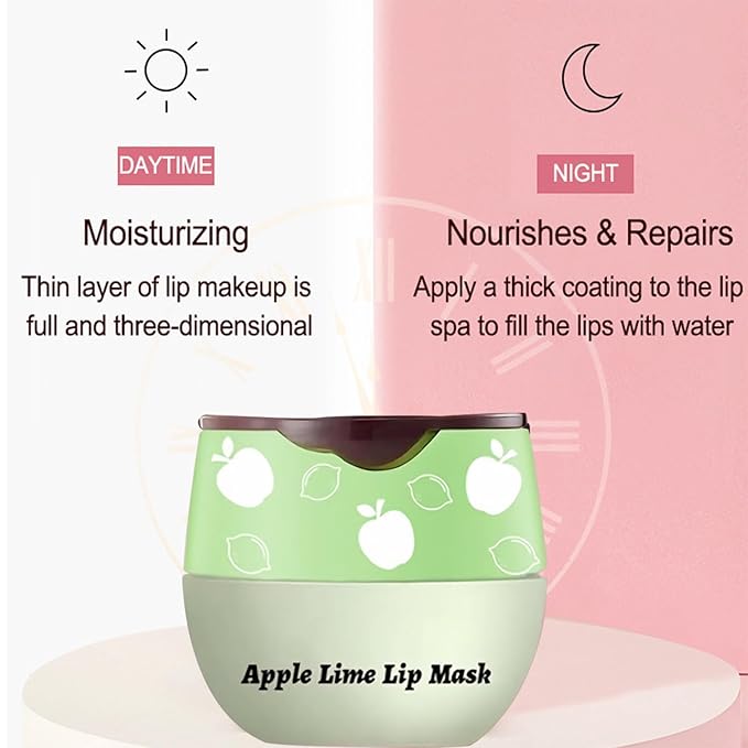 Apple Lime Sleeping Lip Mask, Bee Exfoliato