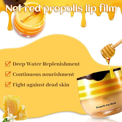 Honey Lip Balm Pot, Propolis Lip