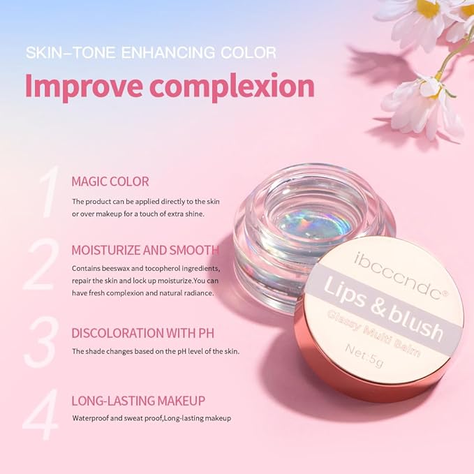 Color Change Blush Clear Liquid Blush Cream Moisturizing
