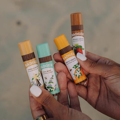 Badger - Cocoa Butter Lip Balm, oz